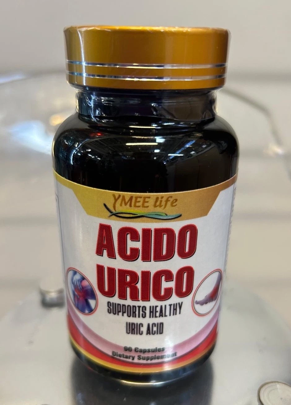 Acido Urico 90 Caps 100% Natural para eliminar el acido urico alto , alivia gota