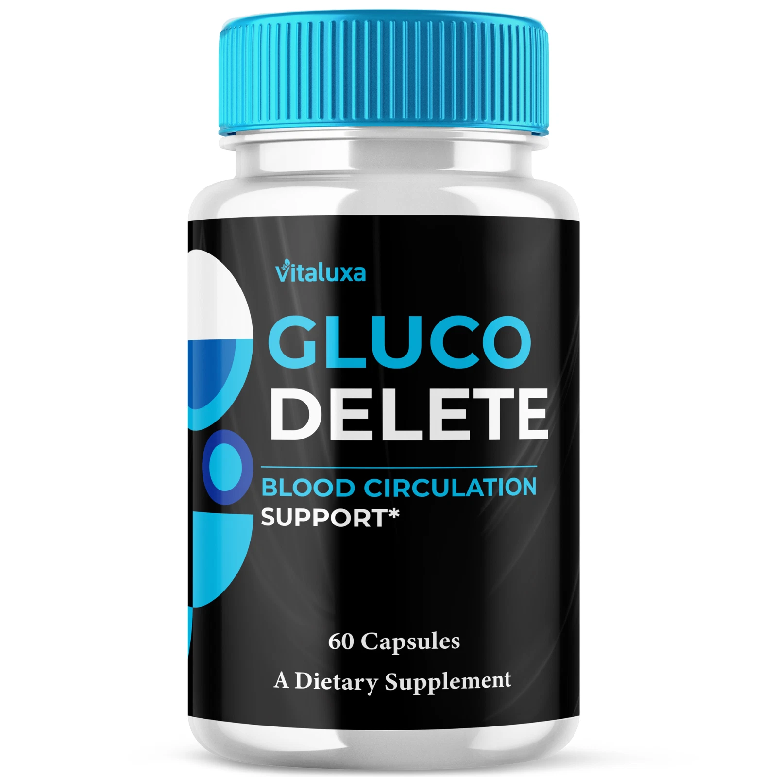 Gluco Delete for Blood Support Premium Blend for Healthy Levels (60 Capsules)