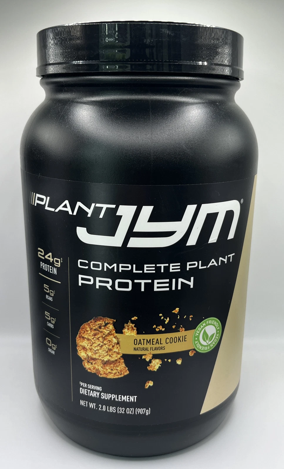 JYM Supplement Science Plant Jym Oatmeal Cookie, 2 Lb.EXP : 10/25 FREE SHIPPING