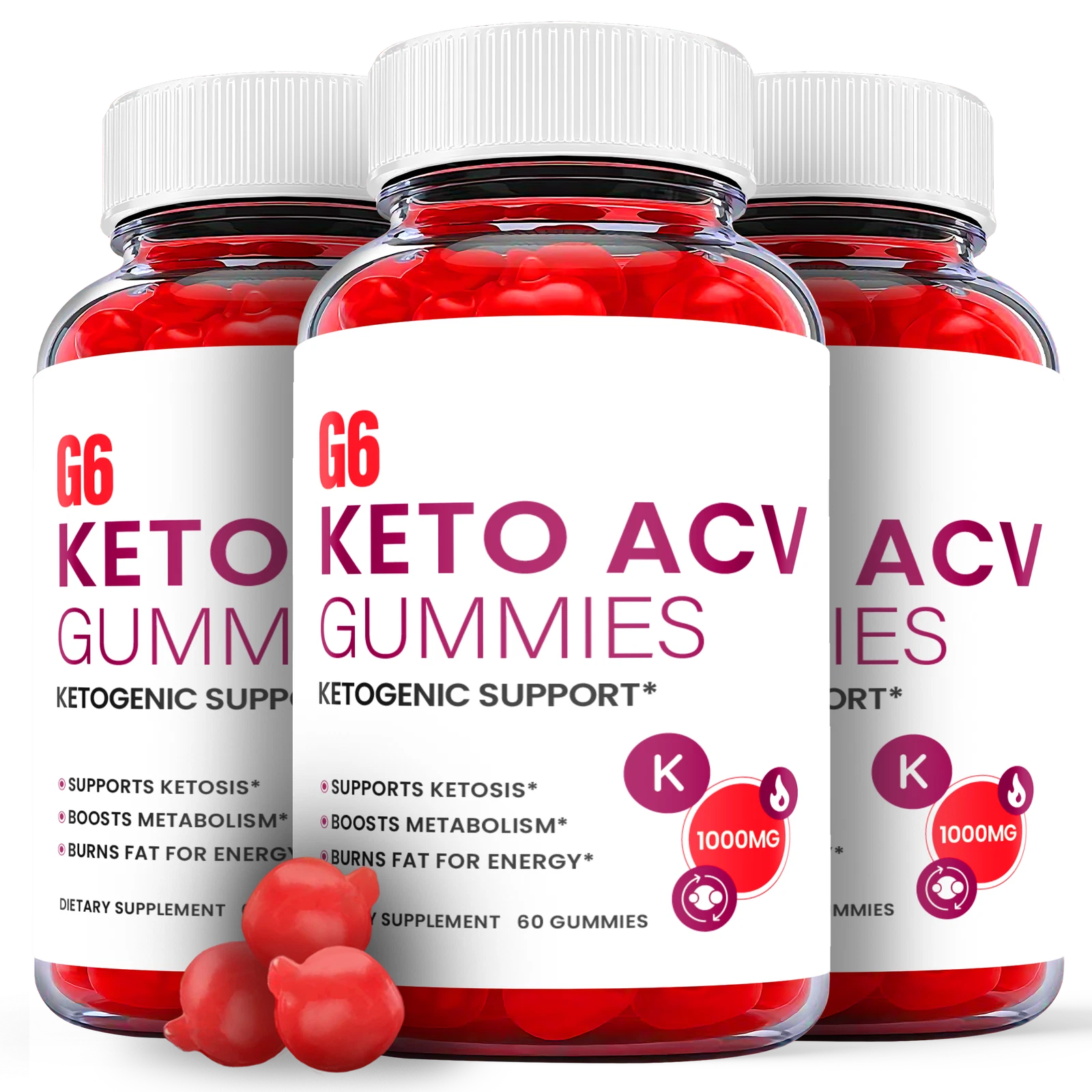 G6 Keto ACV Gummies - G6 Keto Apple Cider Vinegar Gummys OFFICIAL (3 Pack)