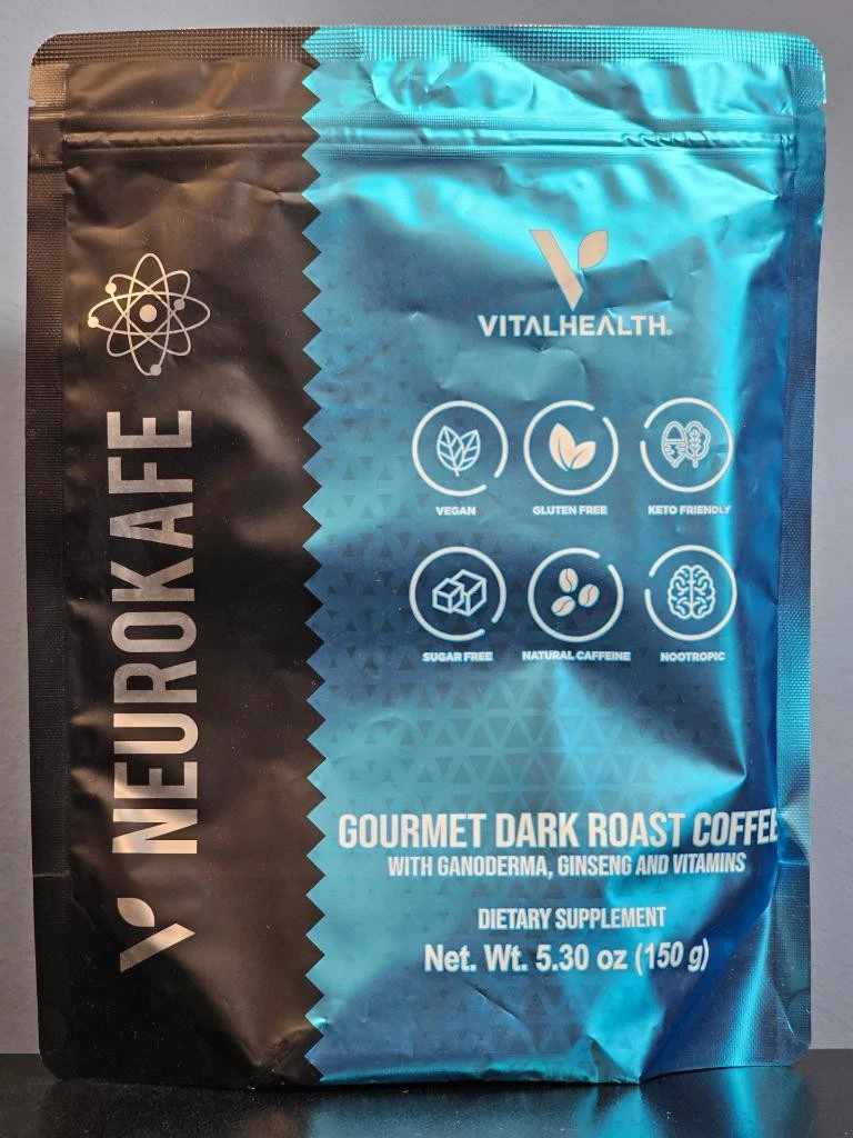 VitalHealth V NeuroKafe Gourmet Dark Roast Coffee - New! Vital Health! Exp 2/27