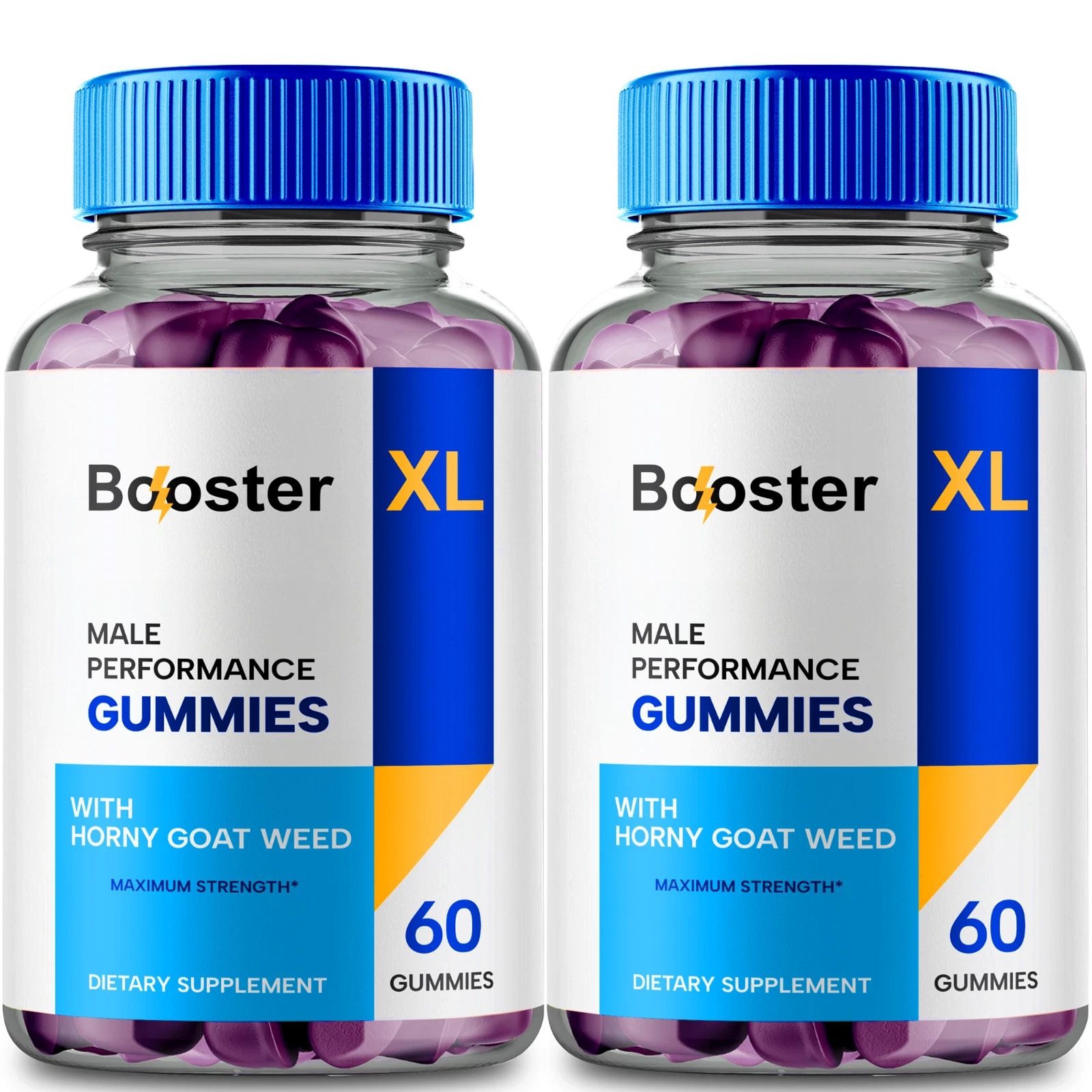 (2 Pack) Booster XL Male Gummy, BoosterXL Men Support Gummies (120 Gummies)