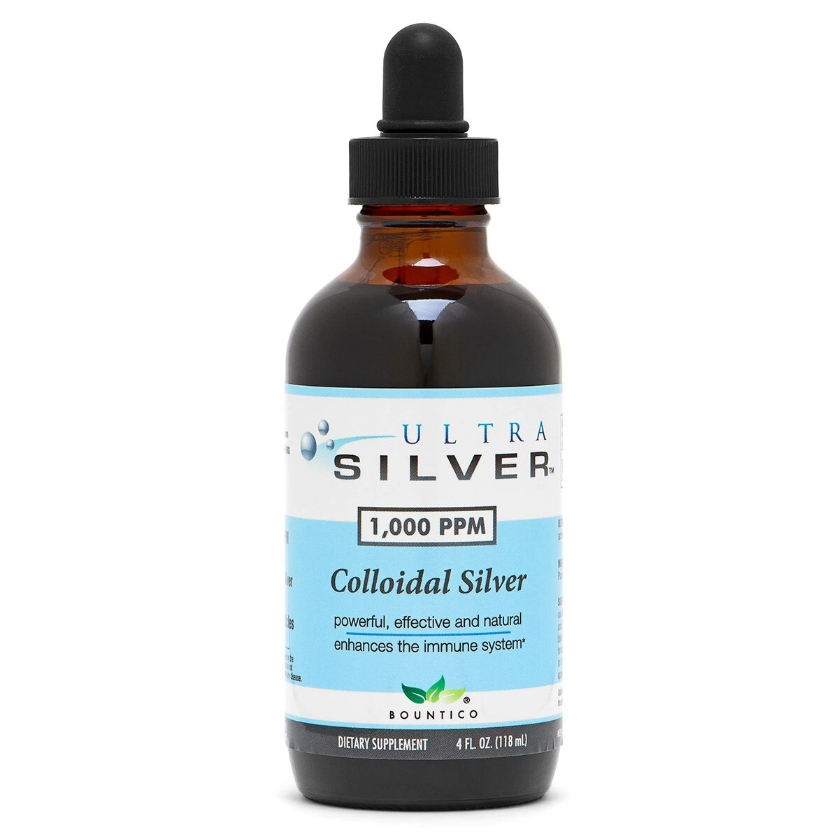 Ultra Silver Colloidal Silver 1000 PPM - 8 Oz