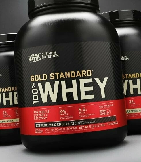 OPTIMUM NUTRITION GOLD STANDARD 100% WHEY™ PROTEIN 5LB Muscle Support & Recovery