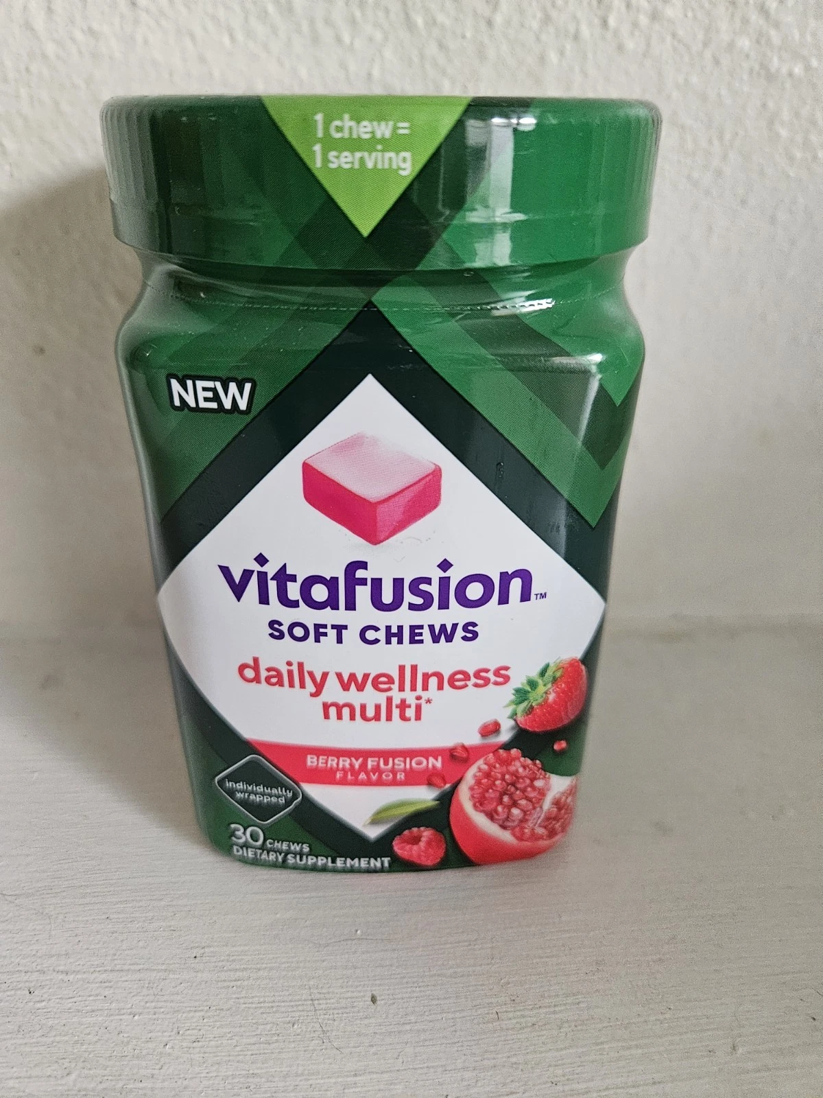 Vitafusion Daily Wellness Multi, Berry Fusion 30 Soft Chews 027917002835VL