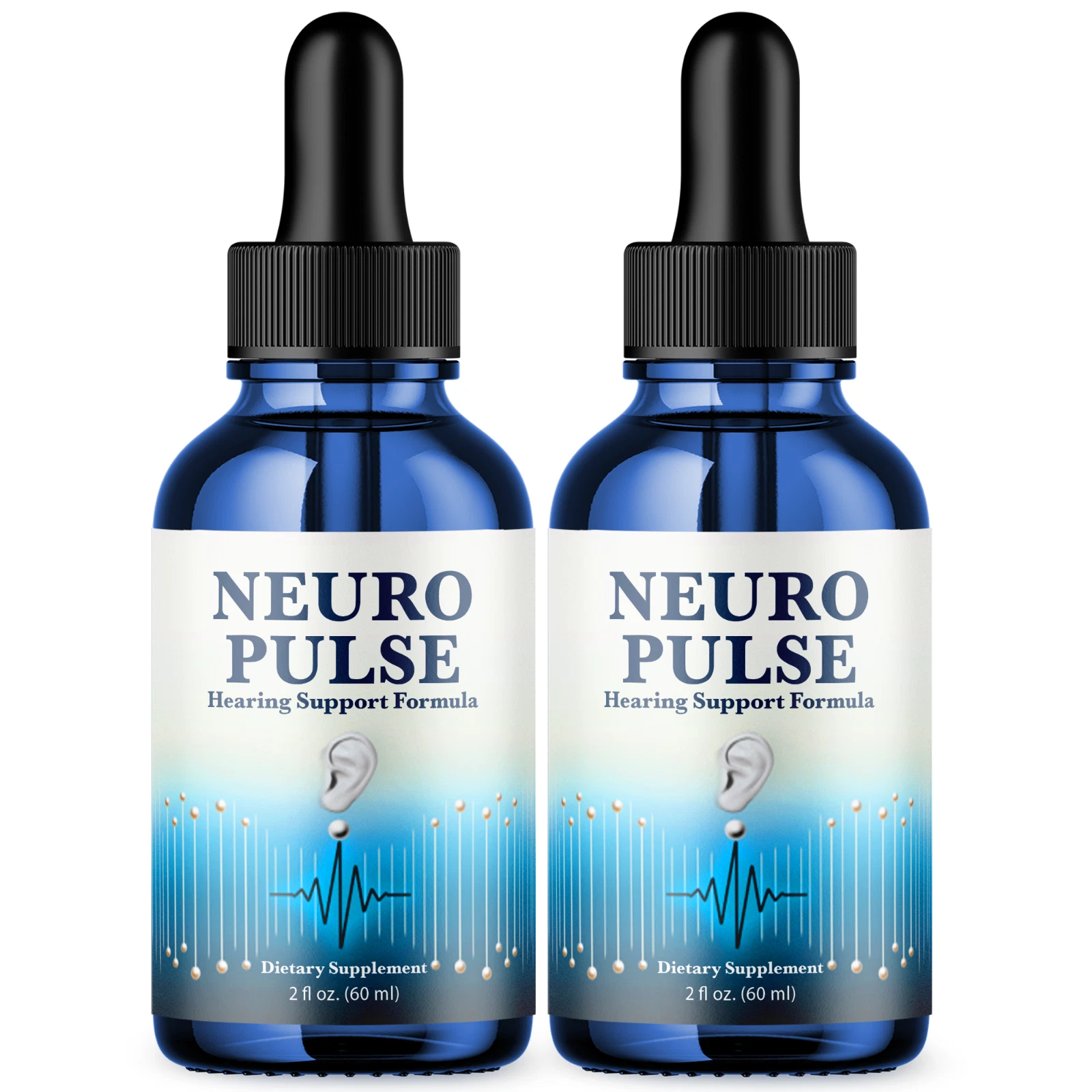 Neuro Pulse Ear Drops Supplement for Tinnitus Support, Ear Relief & Comfort 2oz