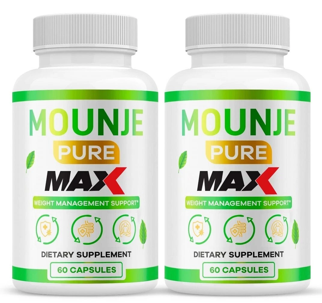 (2 Pack) Mounje Pure MAX Weight Loss Capsules, MounjePure Metabolism Booster