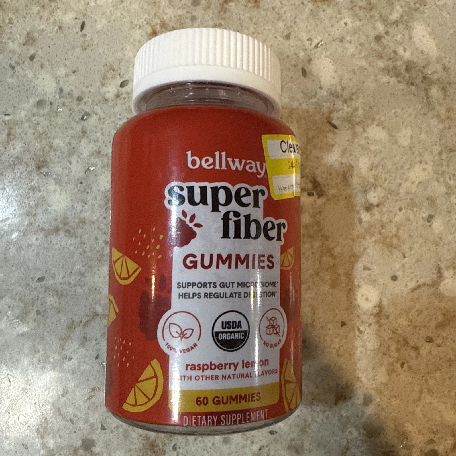 Bellway Raspberry Lemon Super Fiber Gummies EXP 11/2025