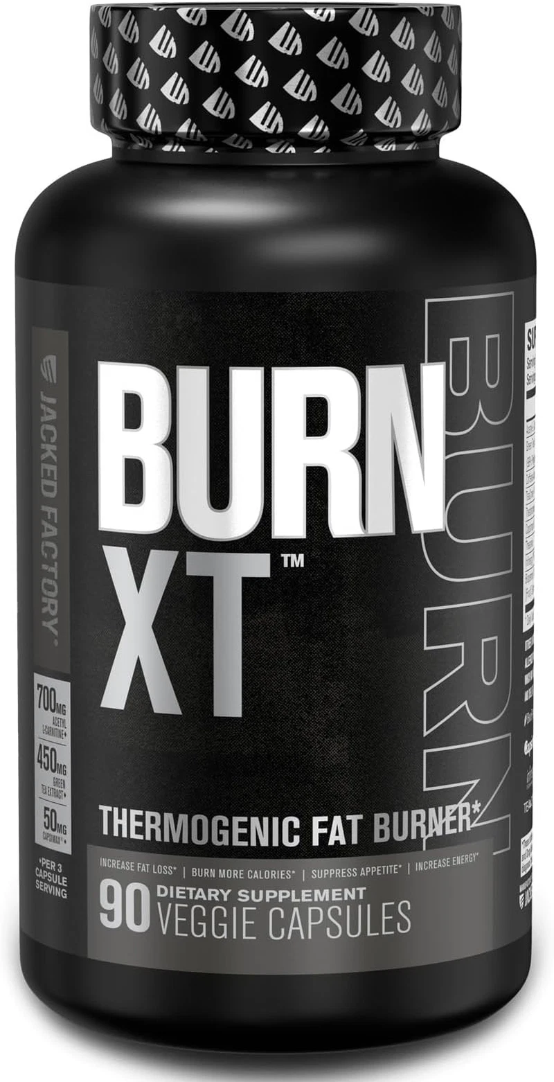 Burn XT Black Thermogenic Fat Burner - Weight Loss Supplement, Appetite Suppr...