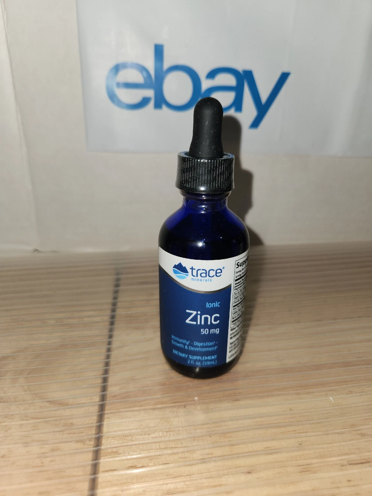 Trace Minerals Ionic Zinc 50 mg 2 fl oz (59ml) Liquid