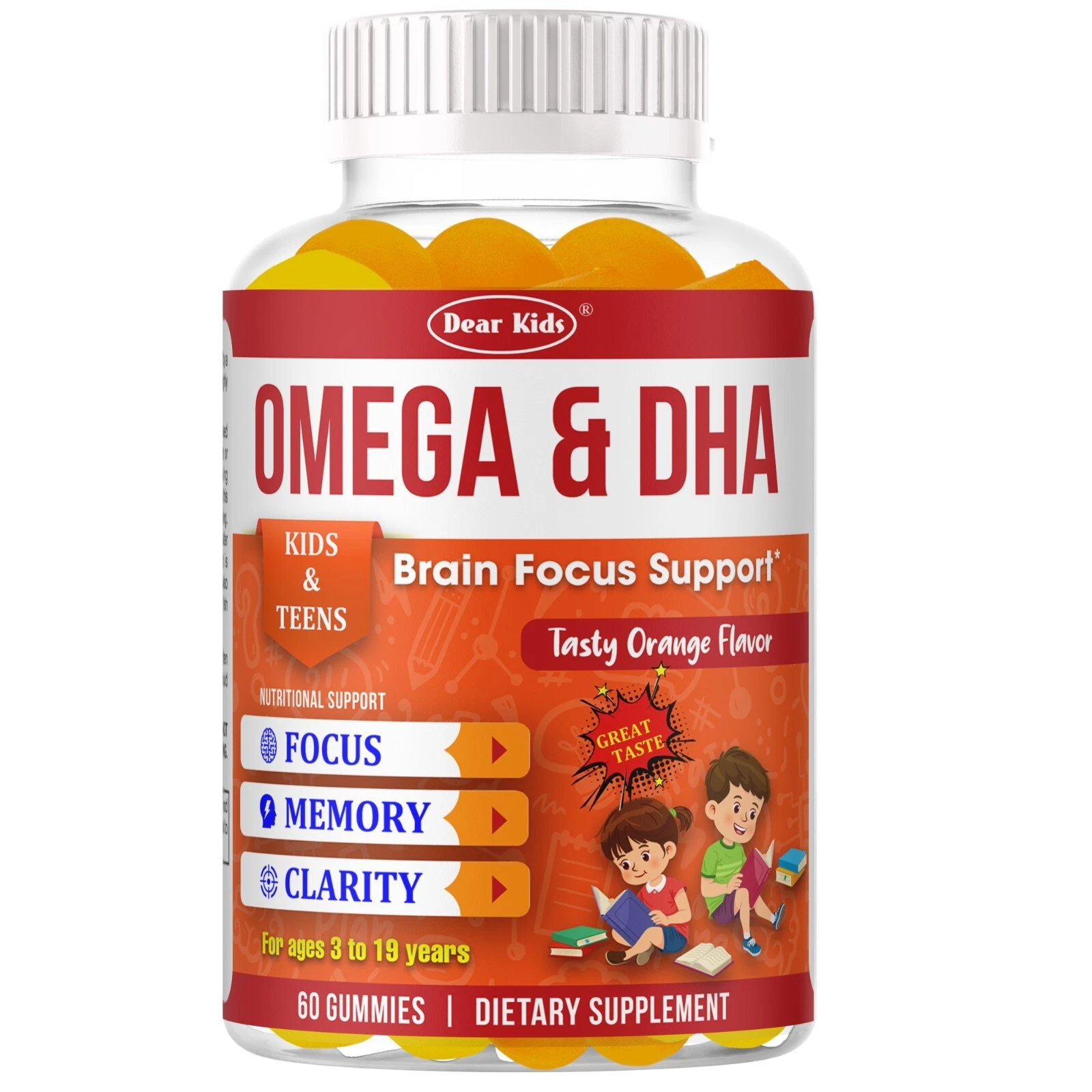 Brain & Memory Support Supplement for Children- Focus, Attention & Concentration