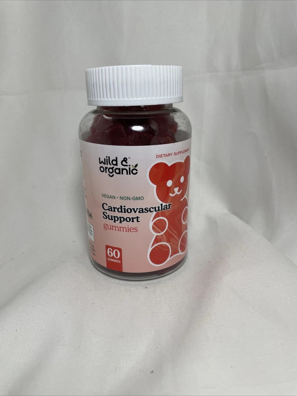 Wild & Organic Cardiovascular Support Gummies - Strawberry - 60 ct - Exp 09/25