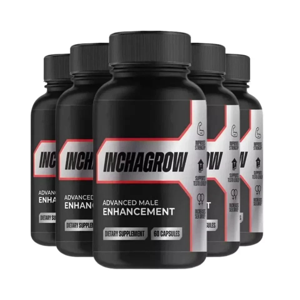 Inchagrow Advance Male Enhancement Dietary Supplement Pills (300 Capsule) 5-Pack