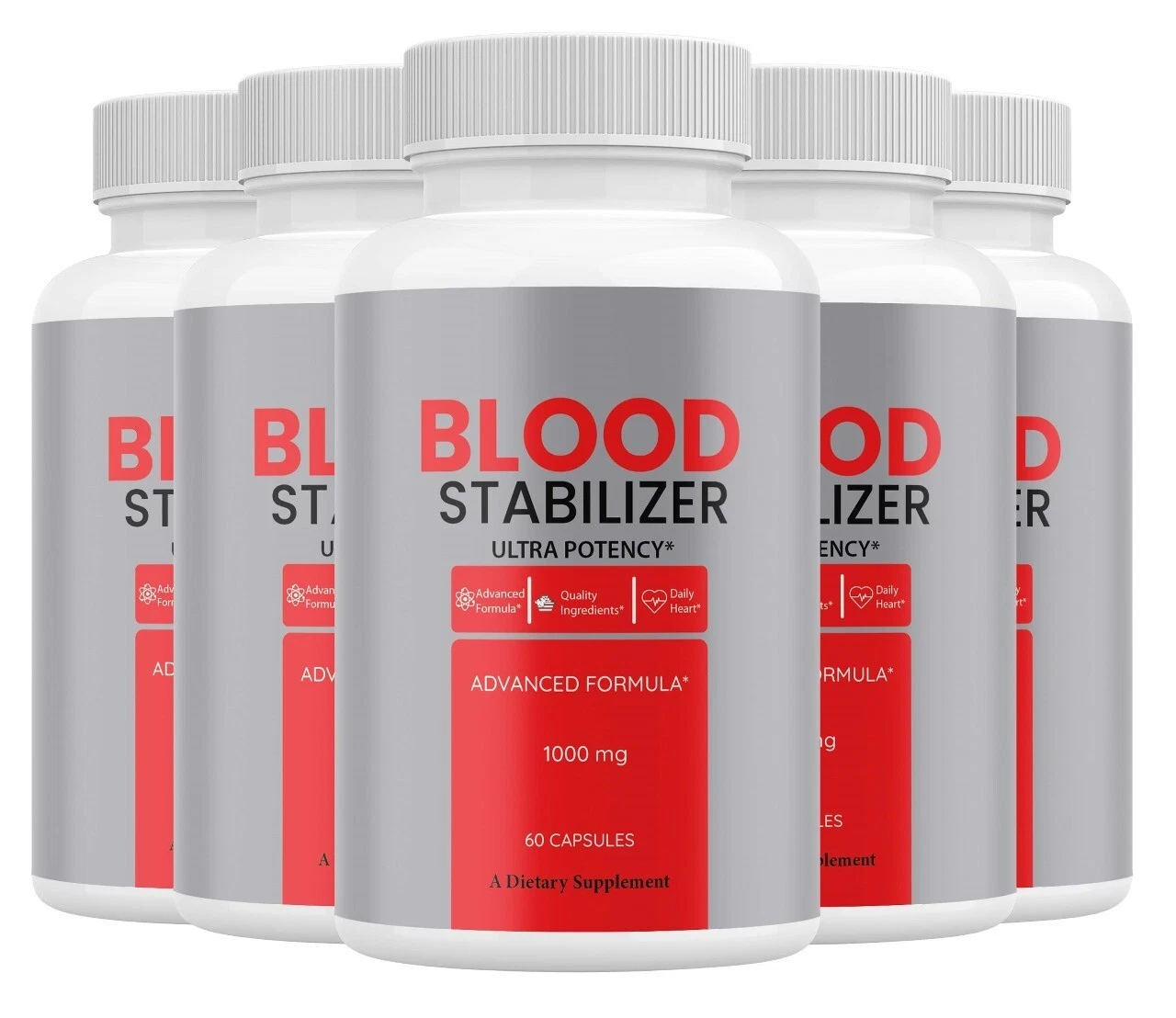 Blood Stabilizer Support Pills, BloodStabilizer Max ( 5 Pack )