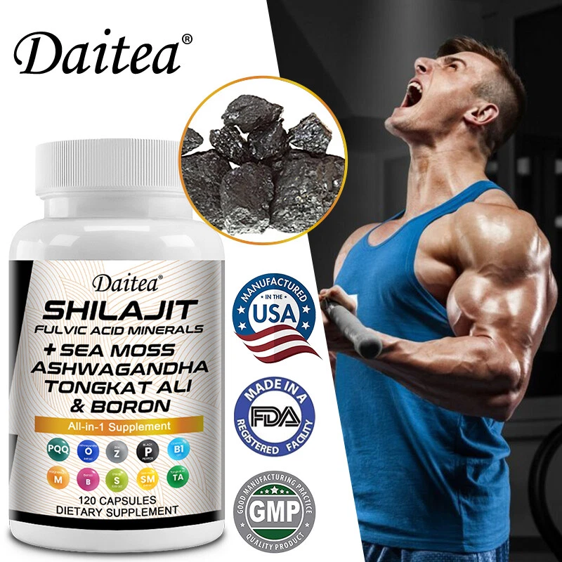 Shilajit+Sea Moss Ashwagandha Complex-Improves Immunity & Memory,Anti-Oxidation