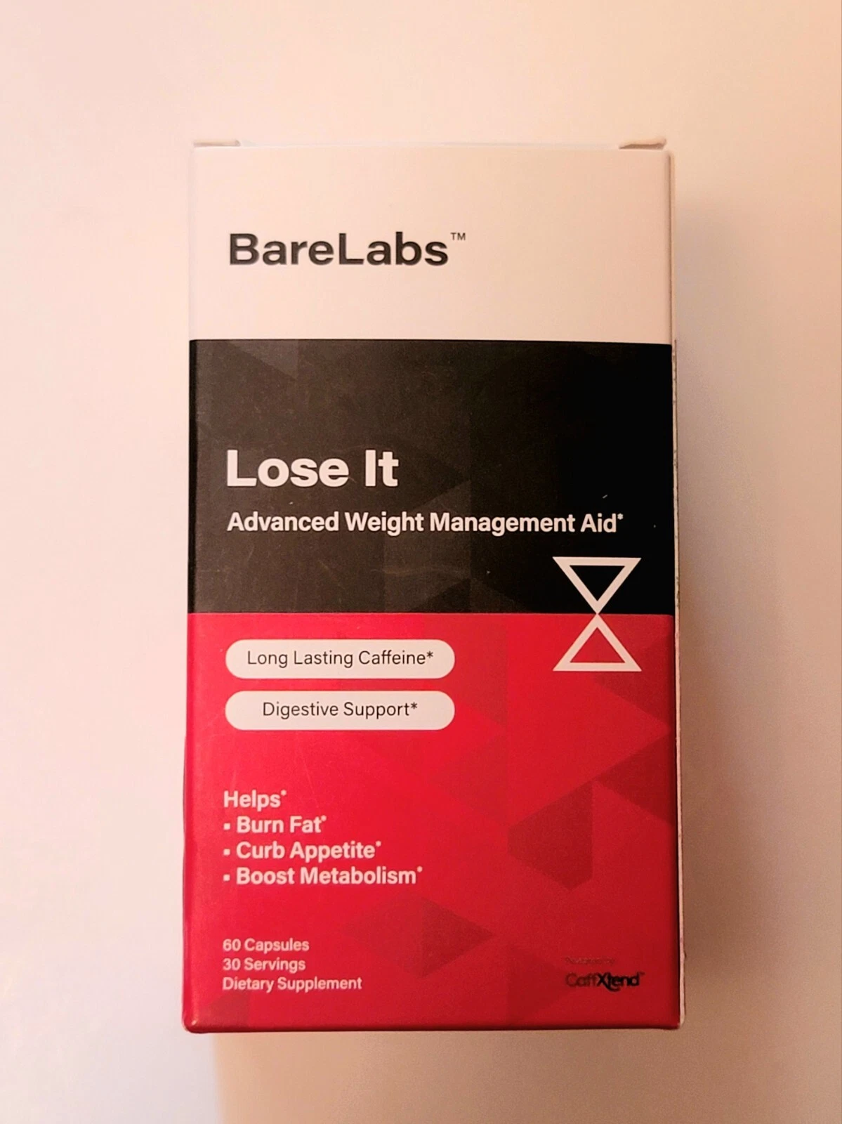 BareLabs Lose It, Advanced Weight Management Aid, 60 Capsules, Exp. 03/2025, New
