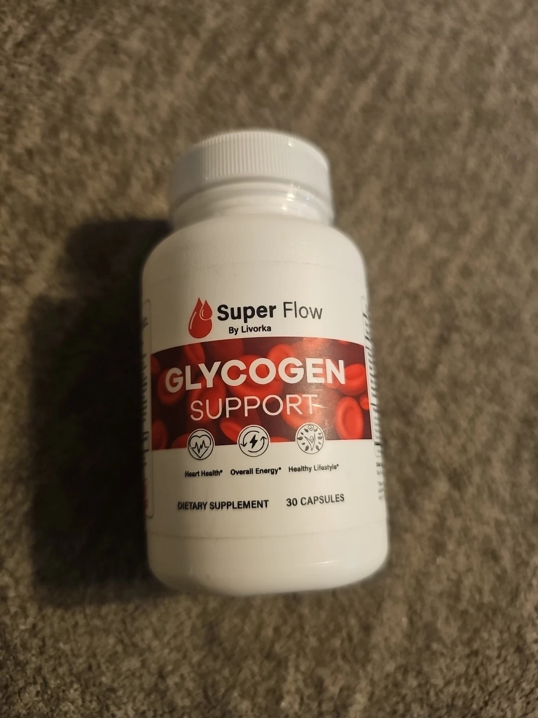 Super Flow Glyco Optimizer, SuperFlow Glycogen Support Pills 30ct
