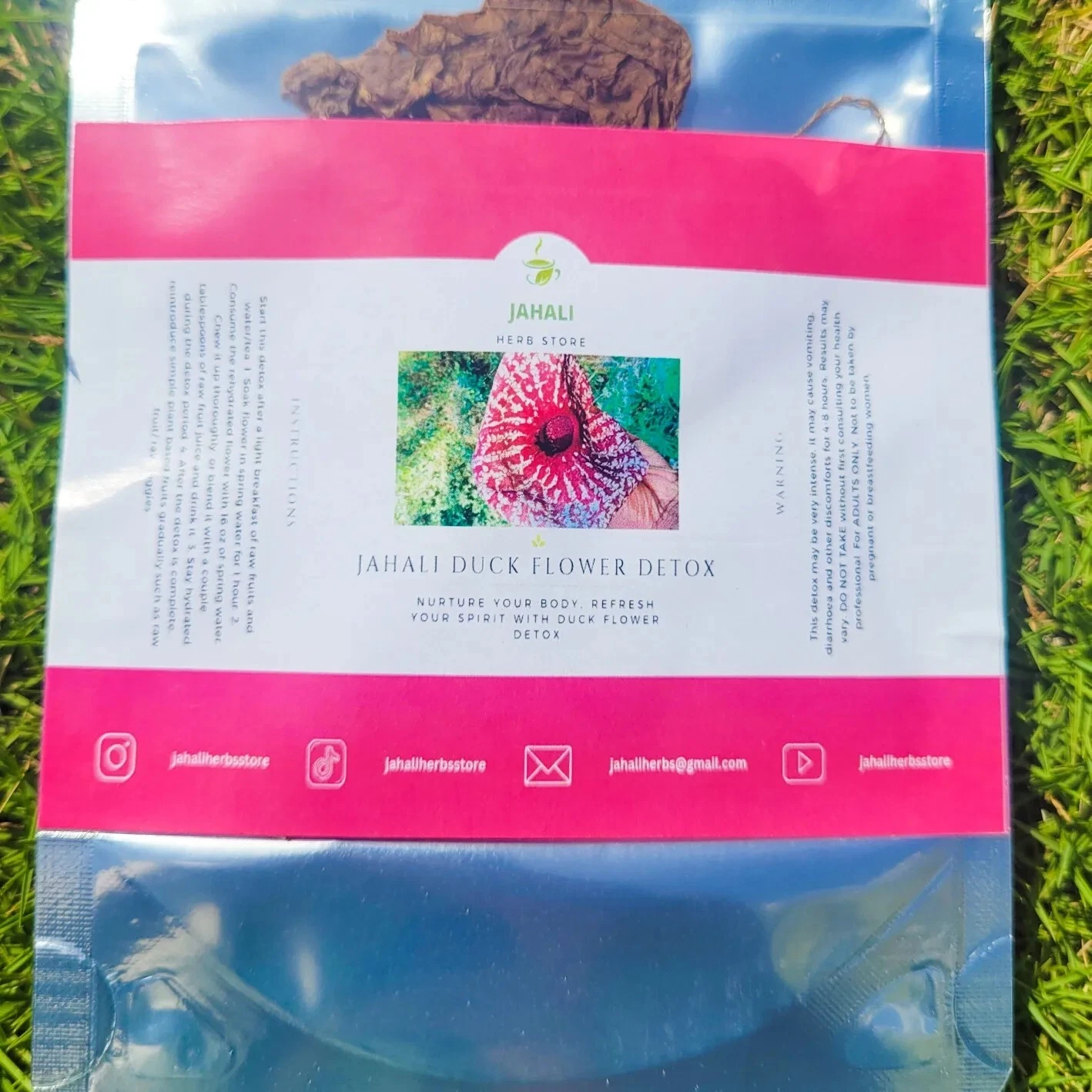 Jamaican Duck Flower Detox Dried (Aristolochia Grandiflora, Flor de Pato)