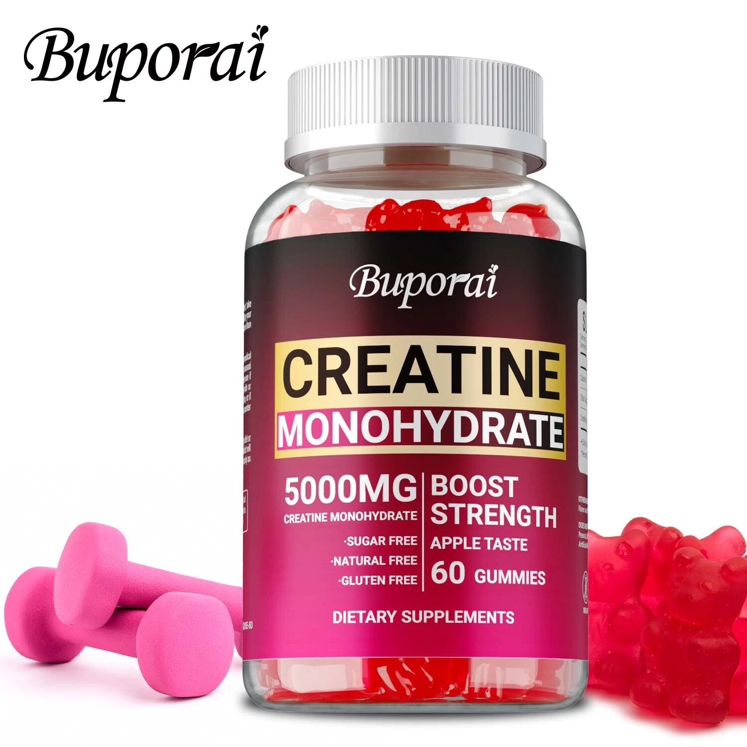 Creatine Monohydrate - Enhances Energy & Endurance, Muscle Growth and Recovery