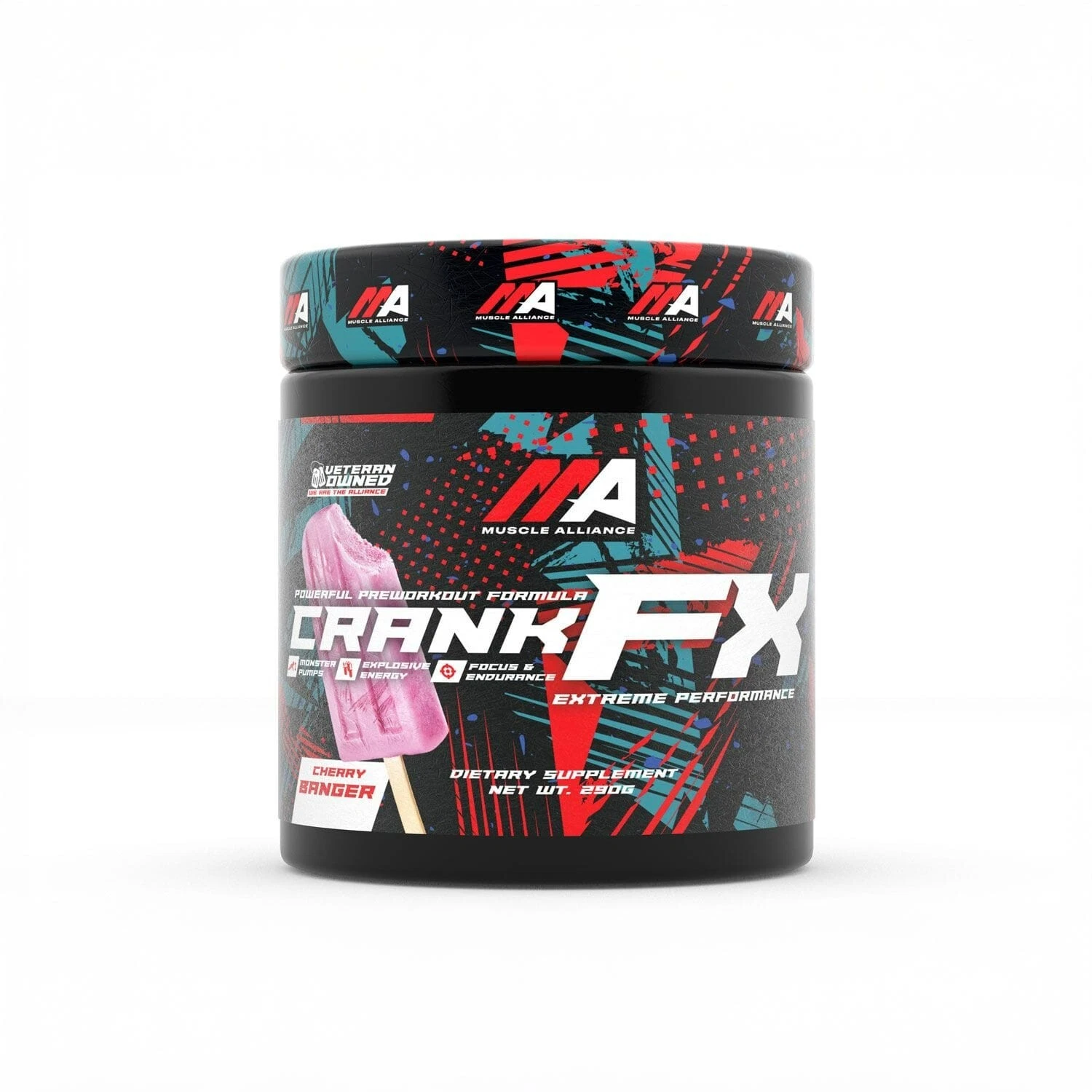 CRANK-FX Preworkout Cherry Banger Flavor