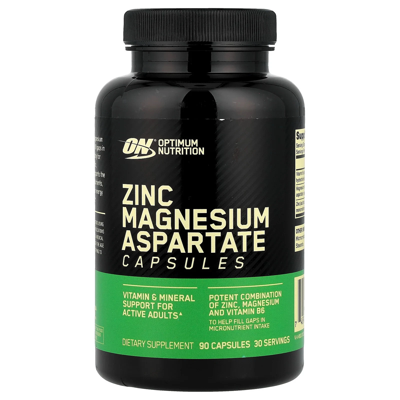 Zinc Magnesium Aspartate, 90 Capsules