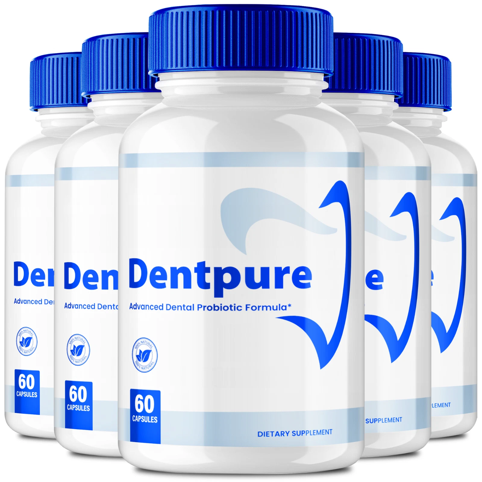 (5 Pack) Dentpure Oral Probiotics for Teeth & Gums Supplement Capsules