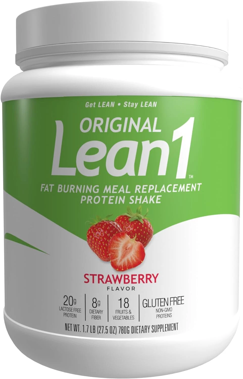 Nutrition 53 Lean 1 Meal Replacement Powder for Weight Loss, Fat Burner, Appetit