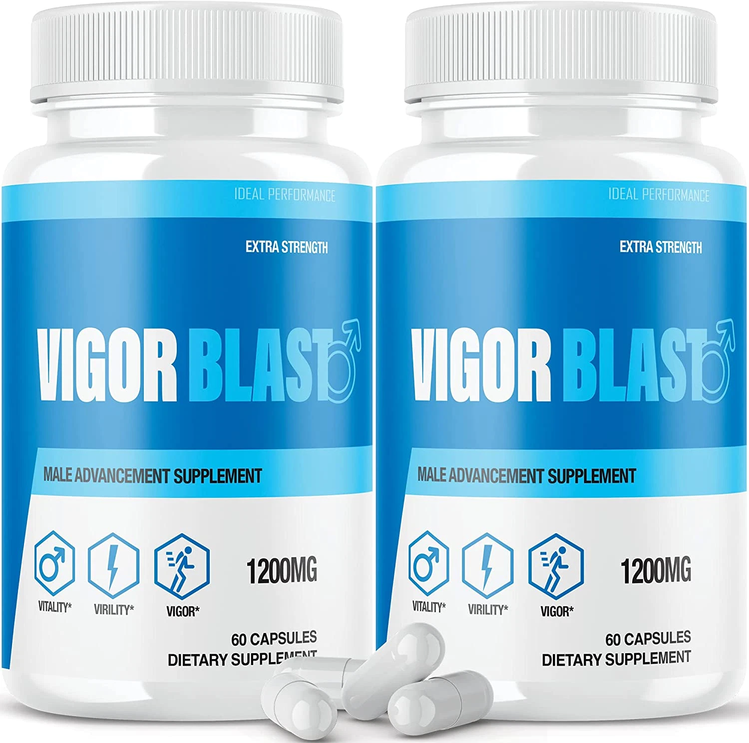 (2 Pack) Vigor Blast Pills (120 Capsules)