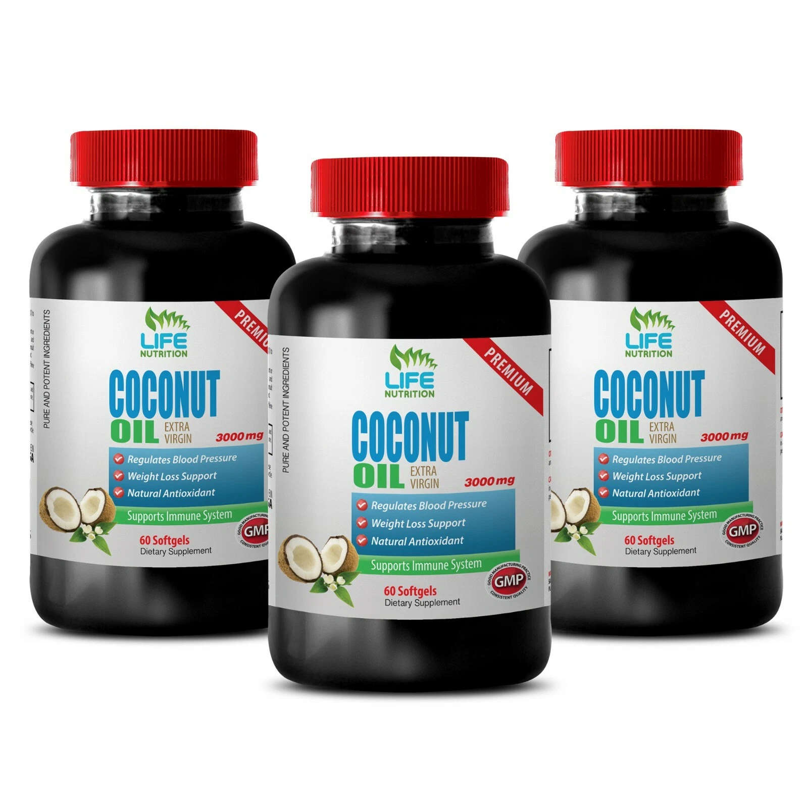 metabolism energy booster - EXTRA VIRGIN COCONUT OIL - weight management 3B
