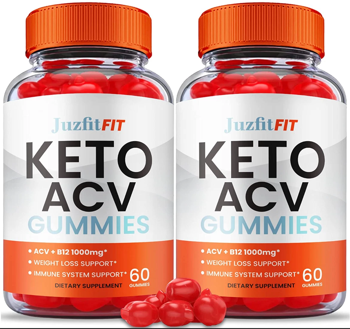 (2 Pack) Juzfit Keto Gummies - Juzfit Keto ACV Gummies For Weight Loss