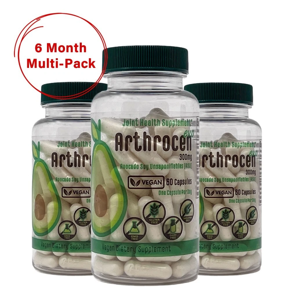 Arthrocen EVO Vegan Joint Health Supplement 300mg ASU (6 Month Supply)
