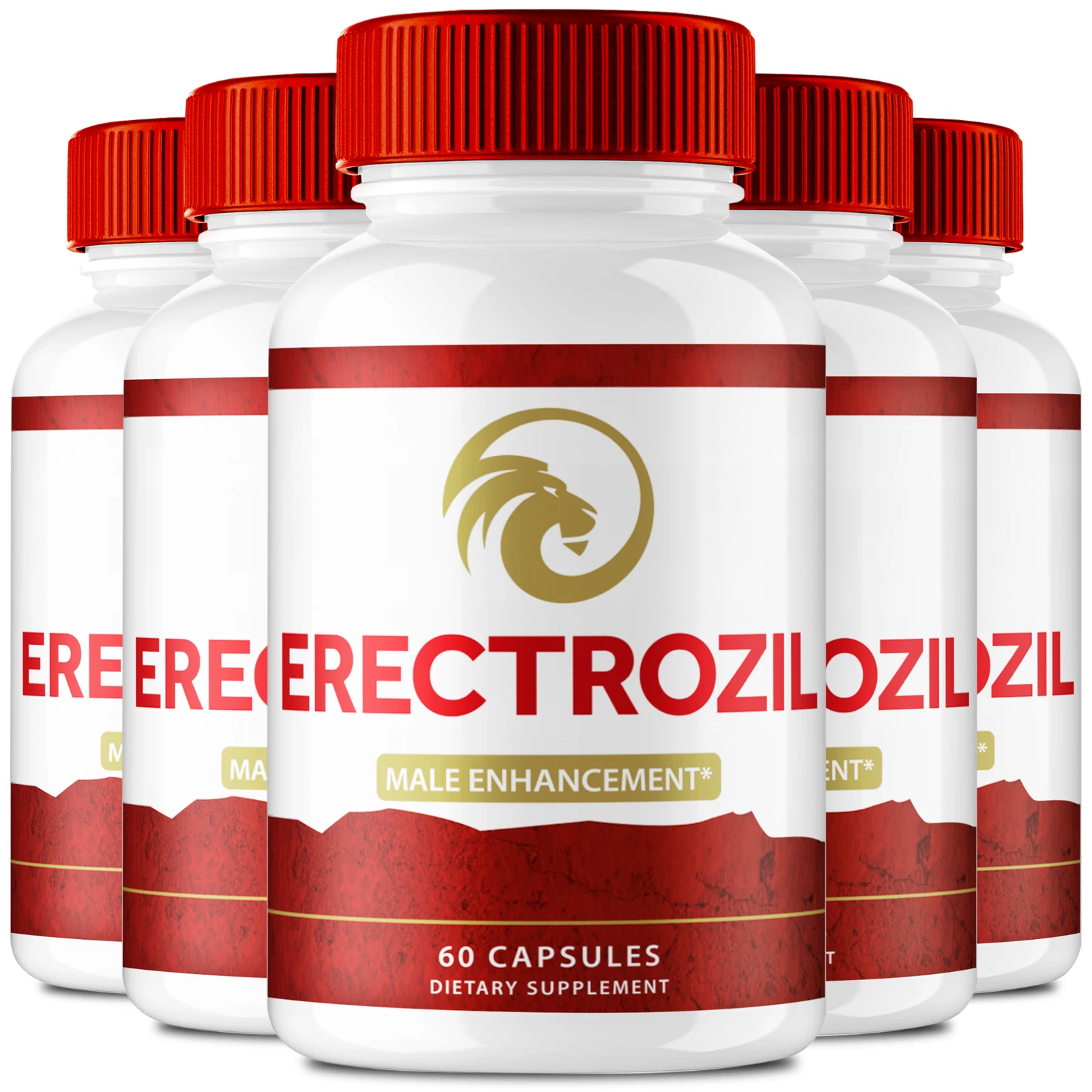 (5 Pack) Erectrozil Men Performance Capsules, Erec Trozil Male Helath Pills