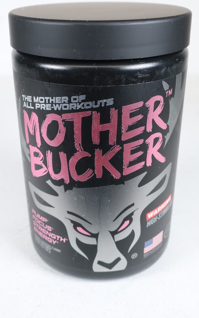 Bucked Up Mother Bucker Nootropic Pre Workout Strawberry Super Sets- FREE SHIP