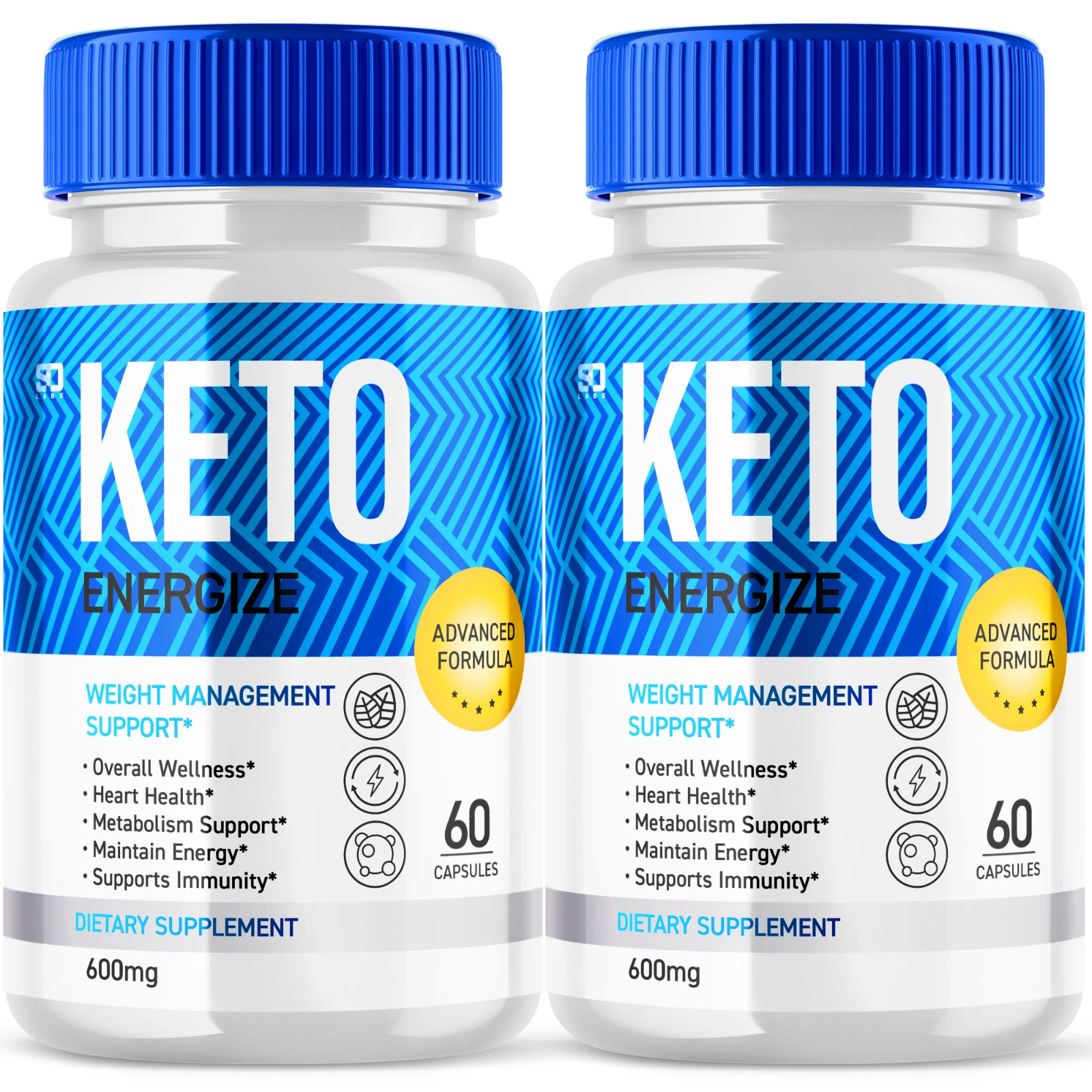 Keto Energize Support Weight Management, Immunity & Overall Wellness (2 Pack)