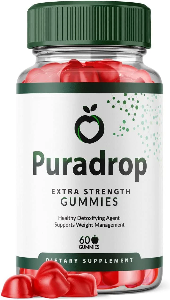 (1 Bottle) Puradrop Extra Strength Puradrops Gummies (60 Gummies)