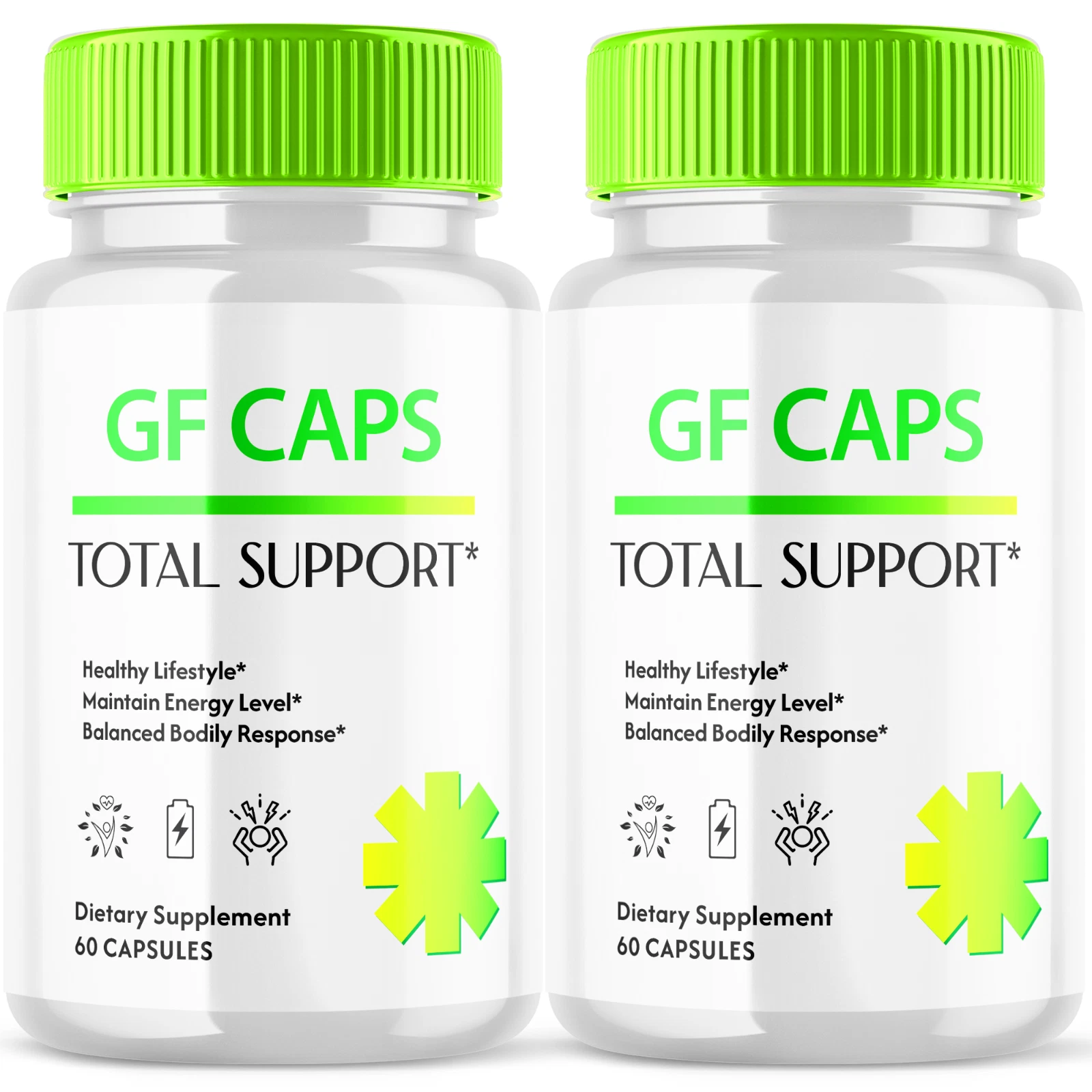 GF Caps Total Support Pills Healthy Lifestyle Glycogen Supplement 120 Capsules