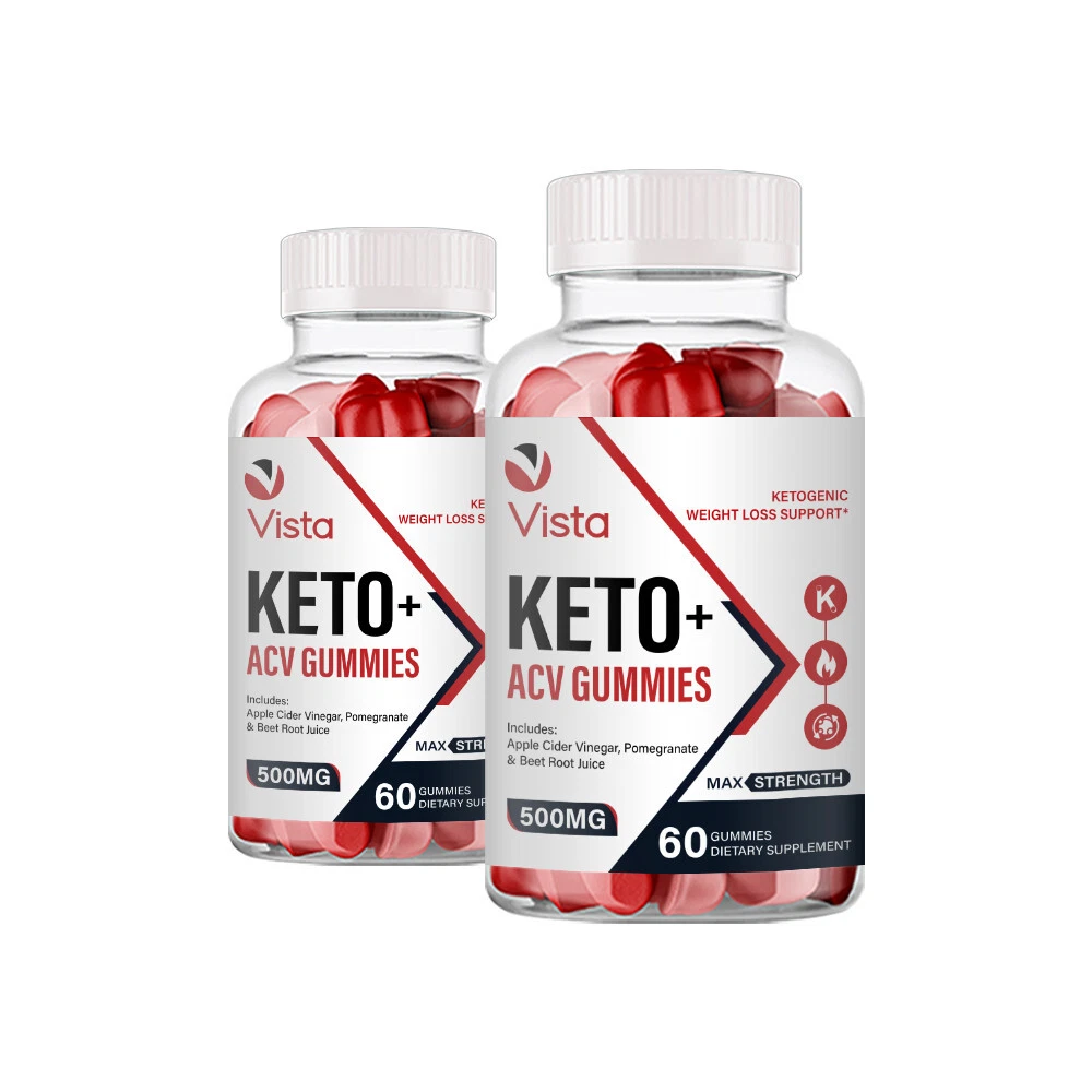 Vista Keto Gummies - Vista Keto ACV Weight Loss Support Gummies (2 Pack)