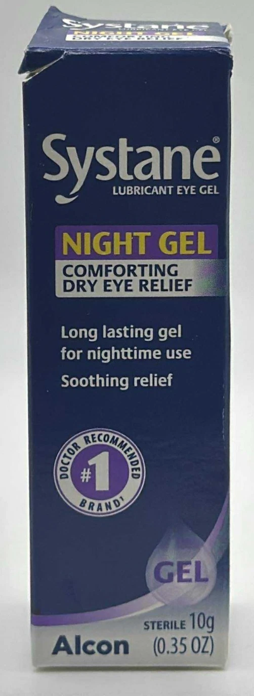 Systane Lubricant Night Eye Gel ~ 0.35 OZ ~ FAST SHIPPING ~ EXP 5/26 ~ READ
