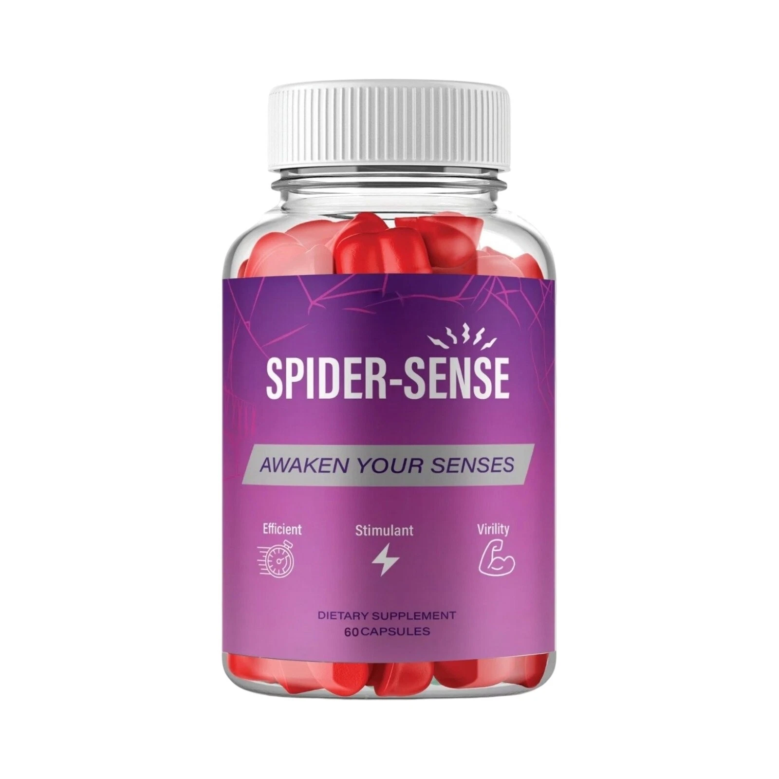 Spider Sense Gummies for Men, SpiderSense Male Gummies - 60 Gummies