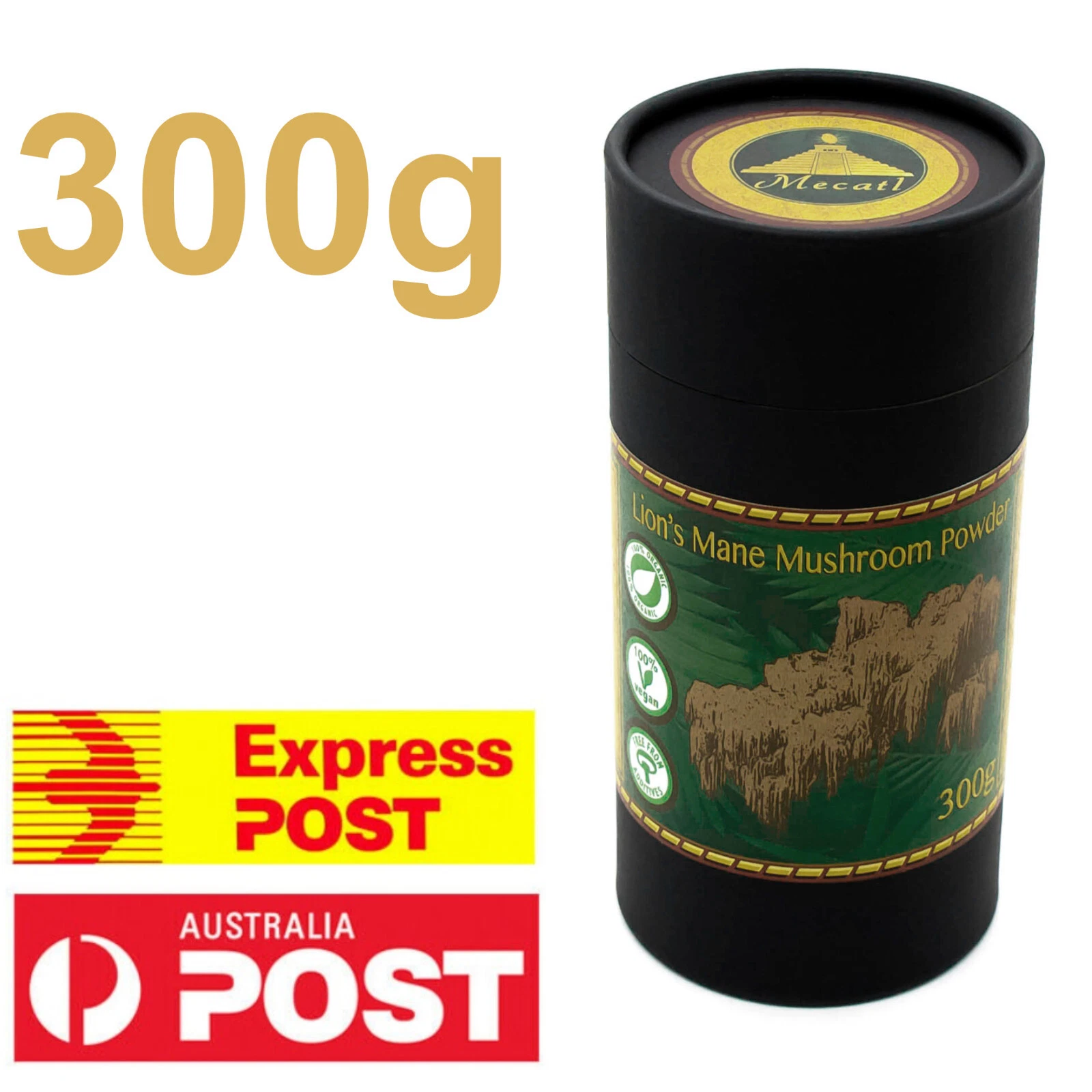 Lions Mane Mushroom Powder 300g Organic Lion's Mane Nootropic Supplement