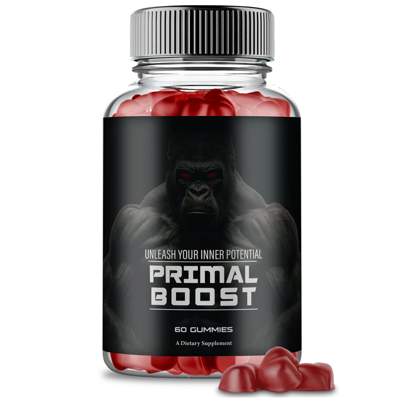 Primal Boost Advanced Gummy, PrimalBoost Men Vitality & Daily Energy 60ct