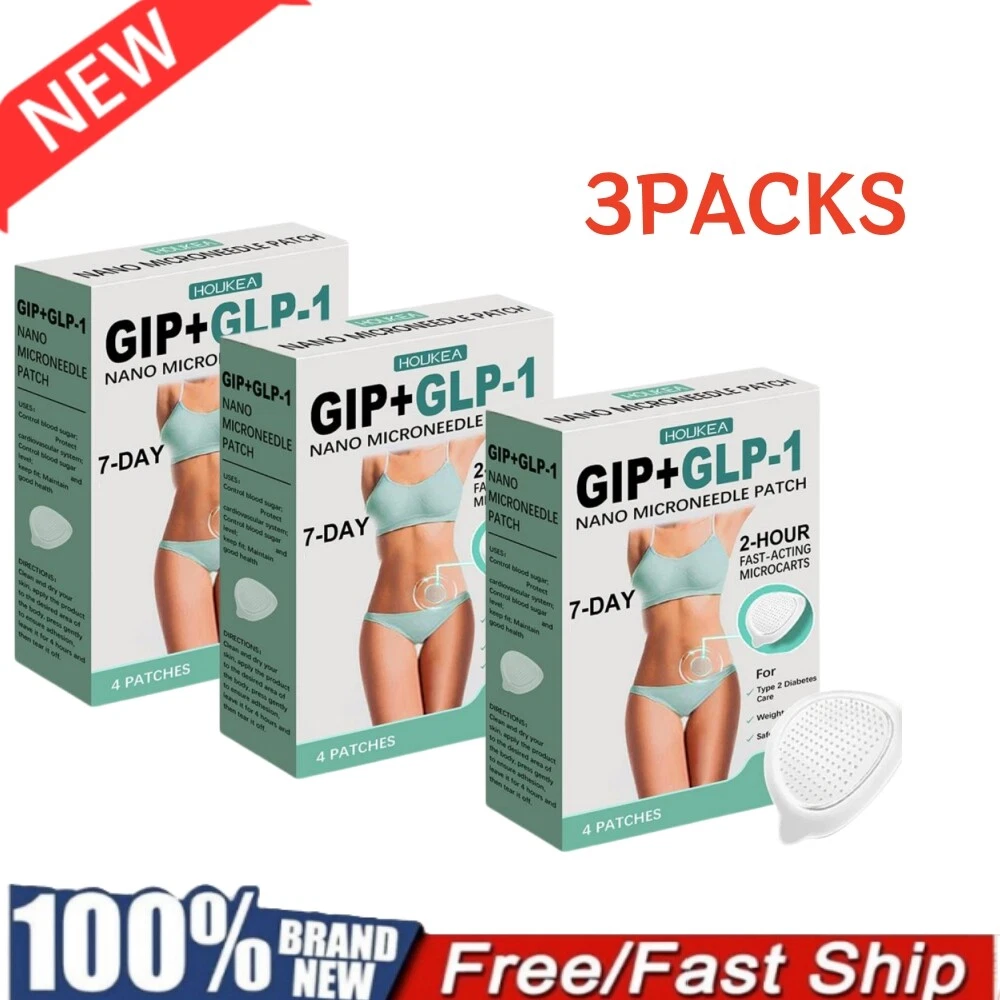 3 X Nano Micro-needle Patch -GIP-GLP-1 Patch-Unisex Slimming Microneedle Patch*