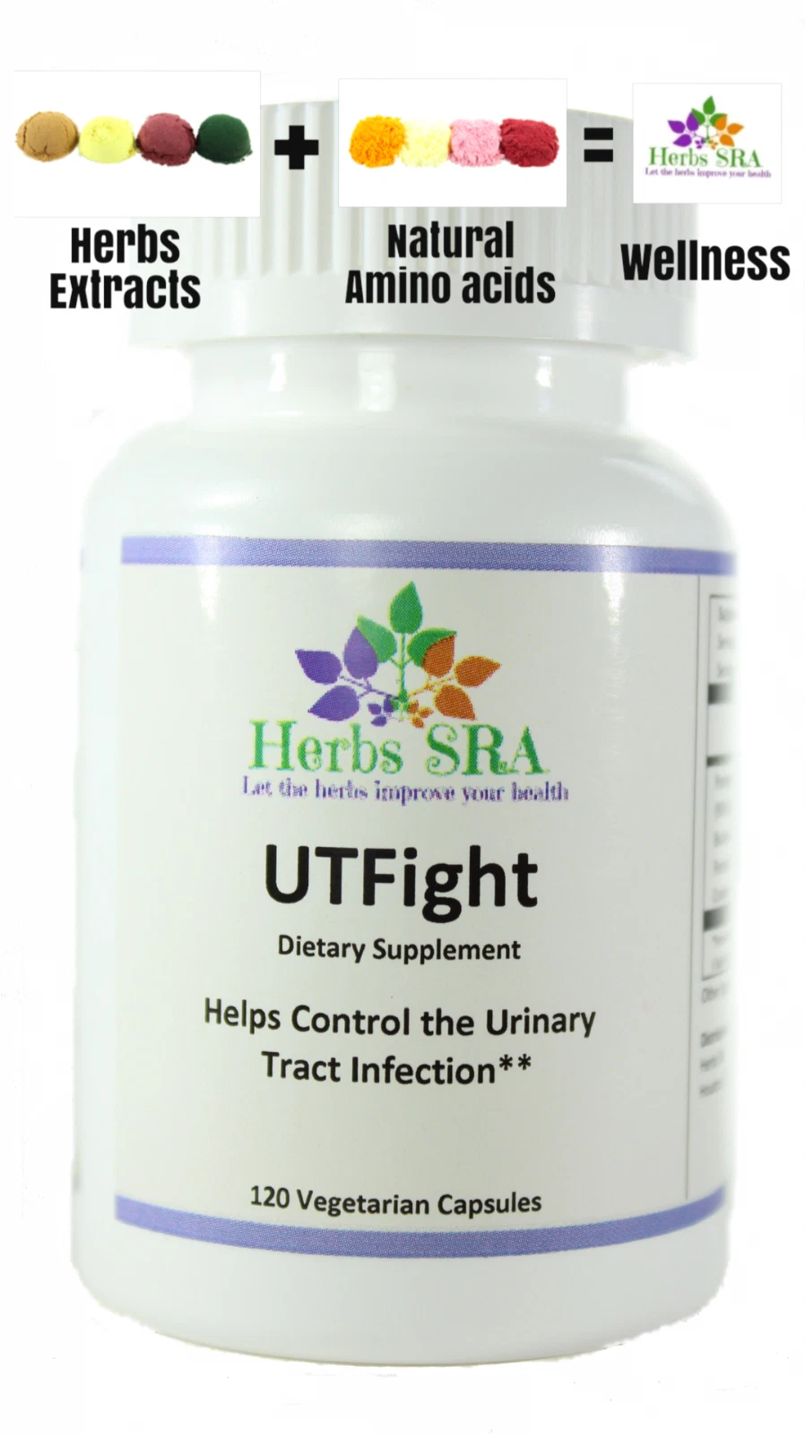 UTI SUPPLEMENT, 120 Capsules, Fast-Relief Biomedical Formula, Kill Bacteria Off.