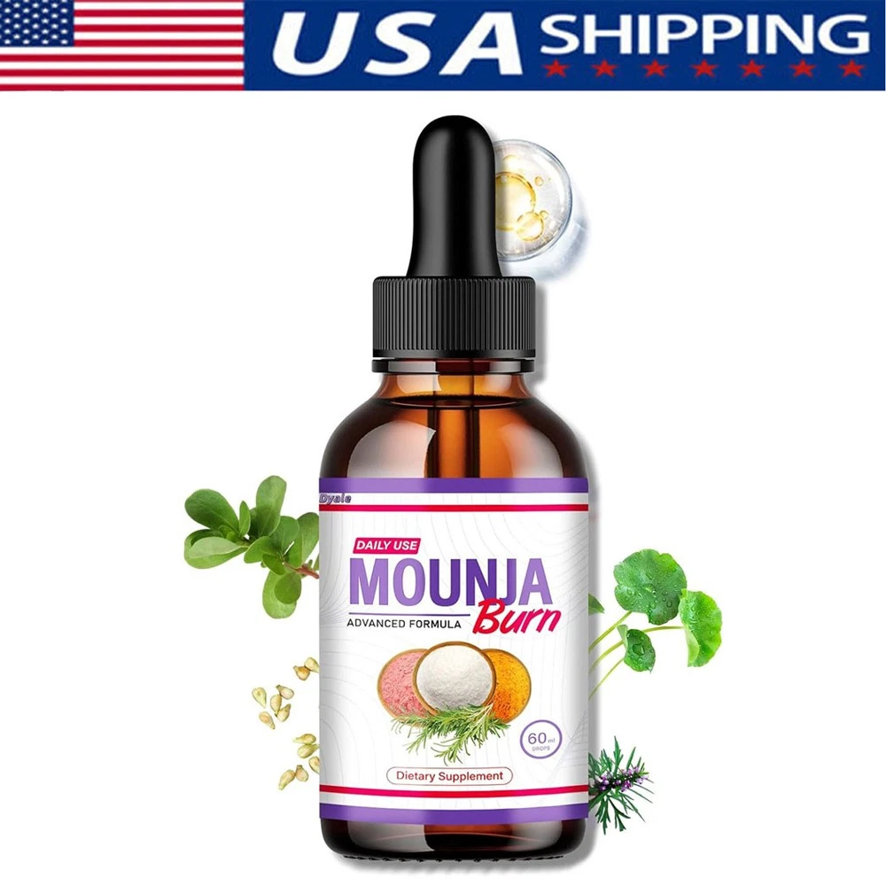 Mounja Burn Weight Loss Drops, MounjaBurn Dietary Supplement Drops Liquid 60ml🔥