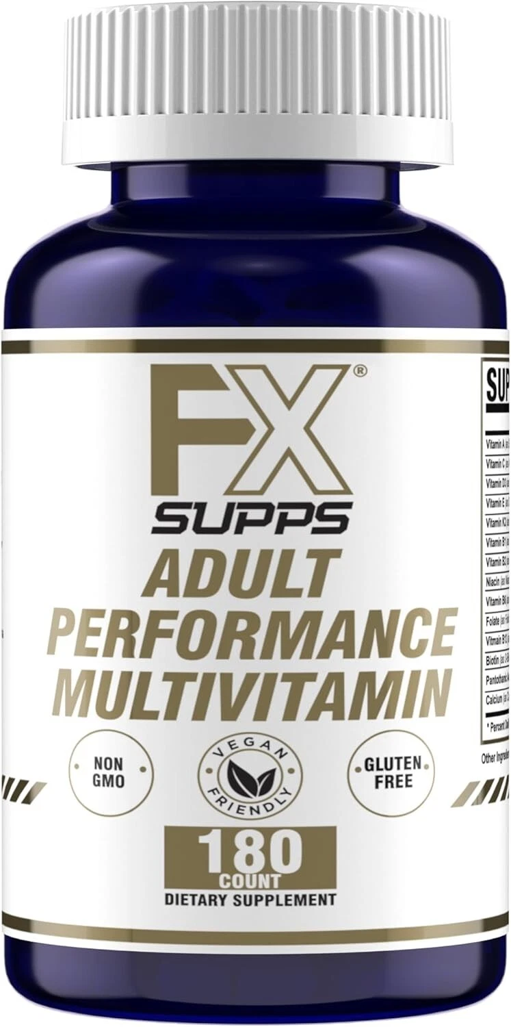 FX SUPPS Adult Premium Performance Supplement Multivitamin 180 Tablets