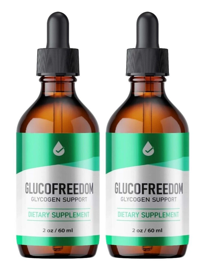 (2 Pack) Gluco Freedom Blood Support Supplement GlucoFreedom Drops
