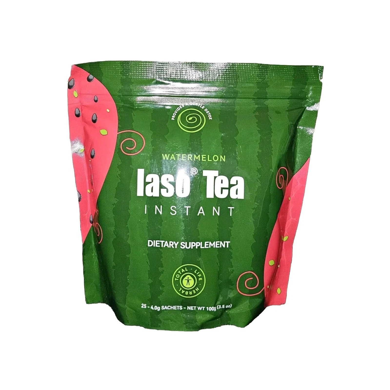 WATERMELON IASO NATURAL DETOX INSTANT HERBAL HEALTHY WEIGHT LOSS TEA - 25 SACHET
