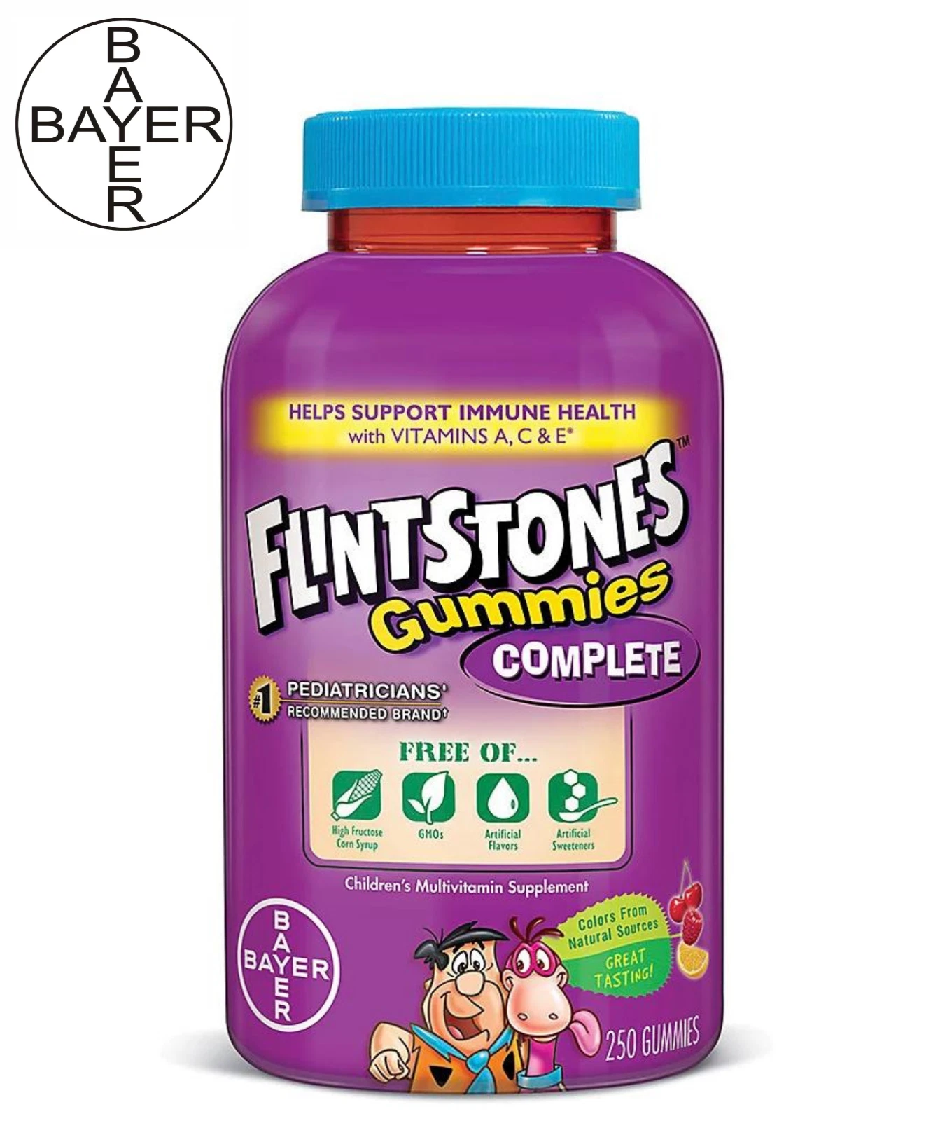 Bayer Flintstones Complete Children's Multivitamin great-tasting 250 Gummies