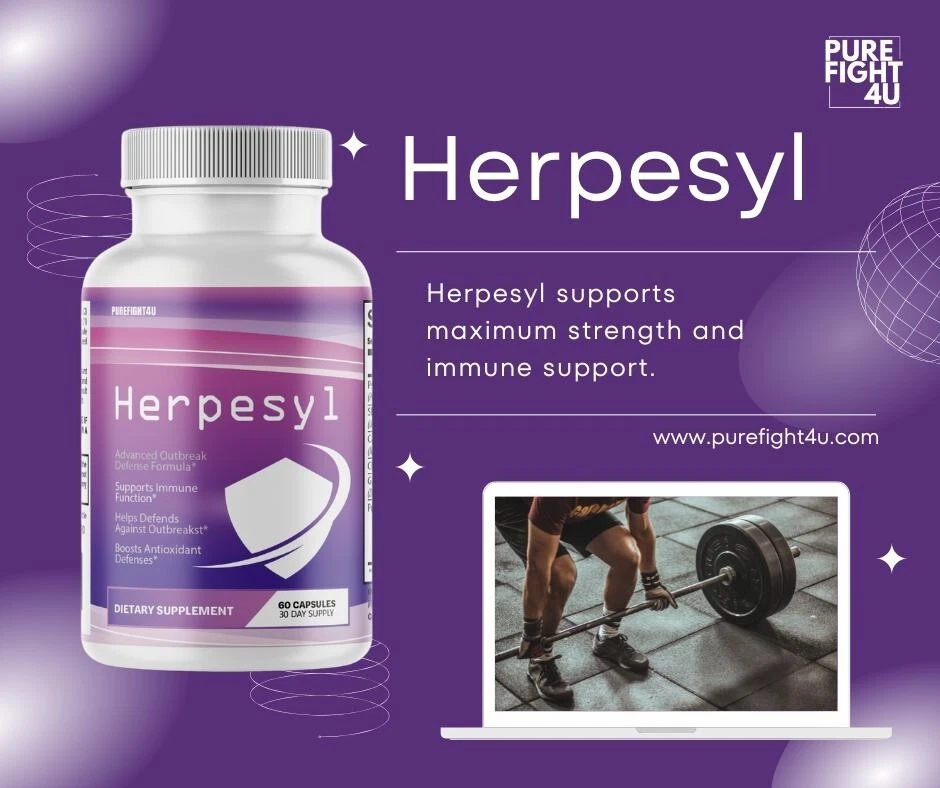 Herpesyl Advanced Defense Formula Dietary Supplement - 4 Bottles