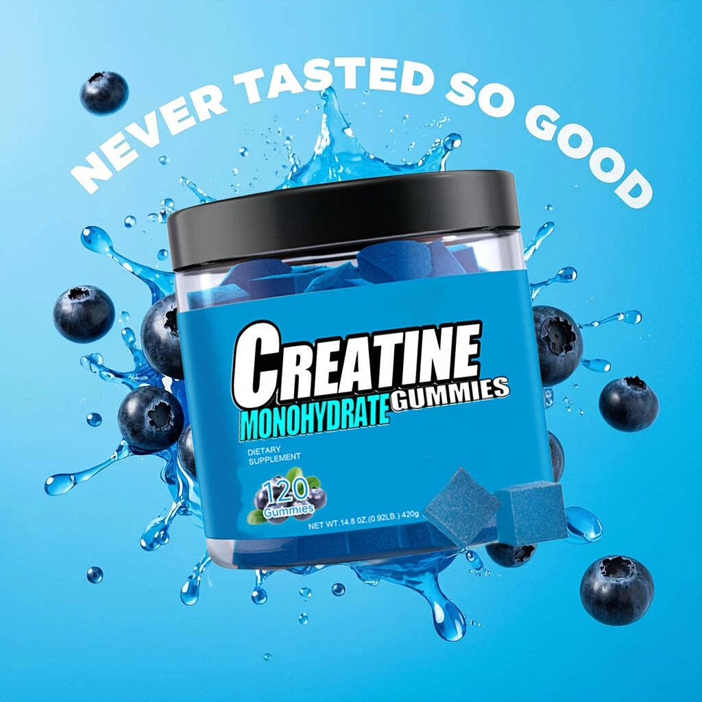 Creatine Gummies 5000mg 120 Count Muscle Growth Energy